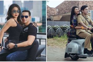 Gaya mesra 8 seleb pemotretan di atas motor, bikin baper