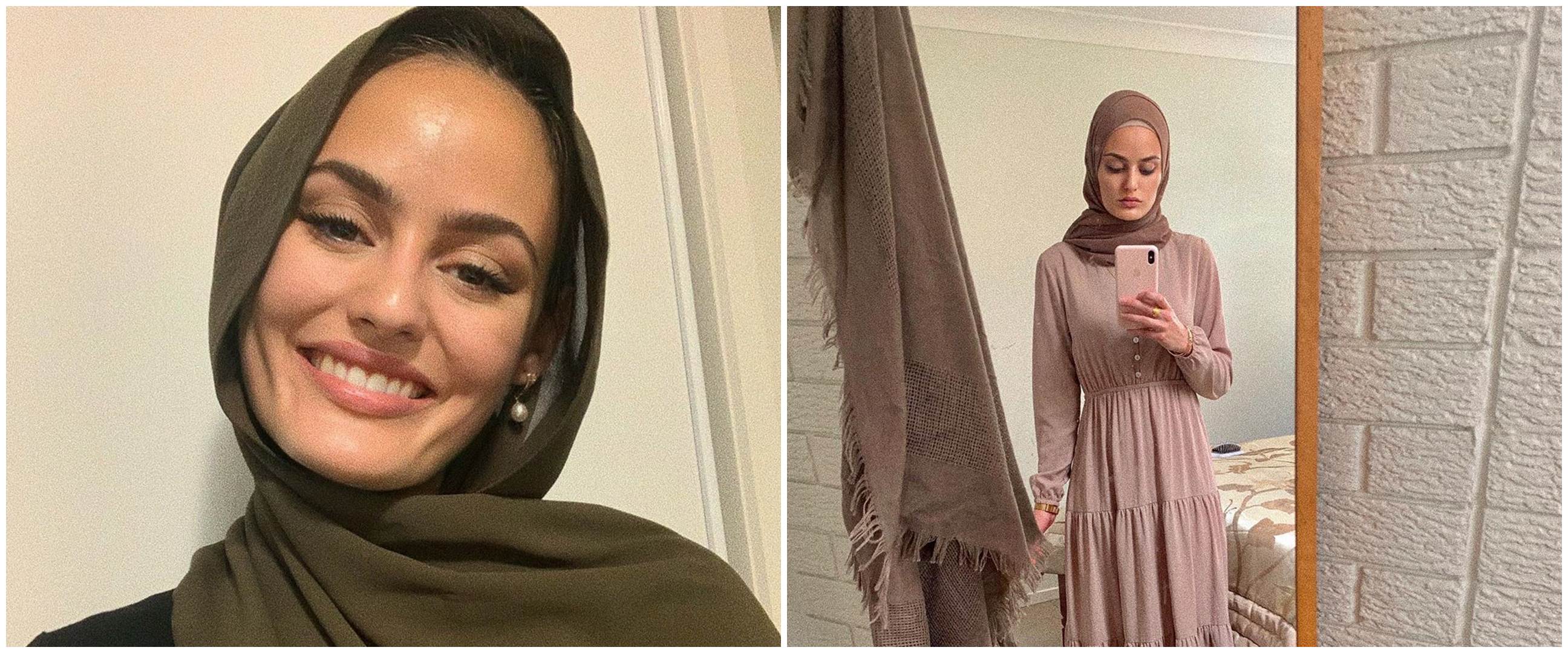 7 Pesona Emma Maree, finalis Miss World Australia 2020 berhijab