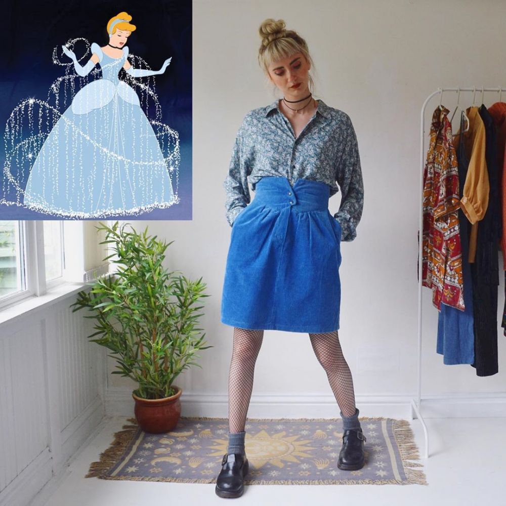 Potret gaun 10 putri Disney diubah jadi outfit kekinian, stylish