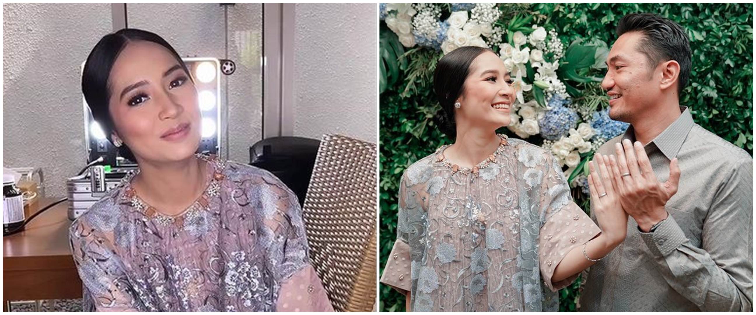 8 Potret pertunangan Niken Anjani & anak Dewi Motik, penuh keceriaan