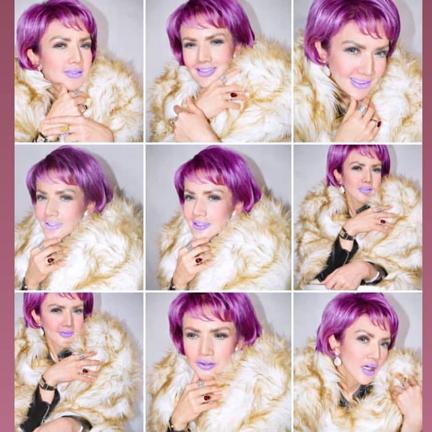 8 Potret rambut ungu Barbie Kumalasari, perubahannya manglingi