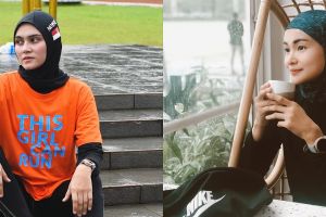 5 Gaya seleb berhijab saat olahraga lari, tetap stylish