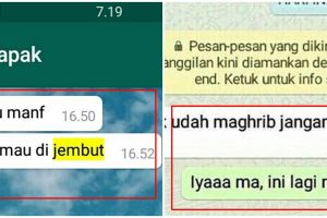 10 Chat lucu salah ketik orangtua ke anak ini salah paham
