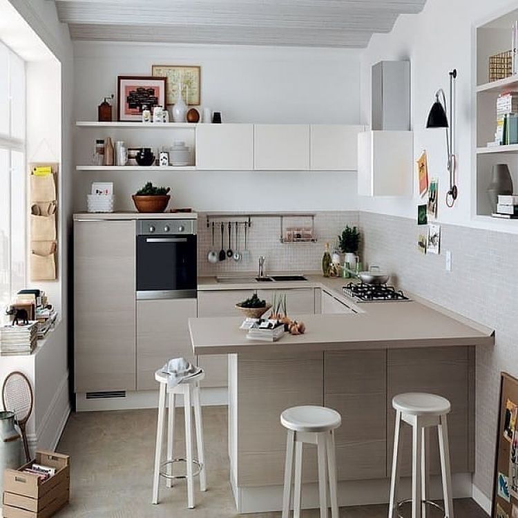 10 Inspirasi  desain dapur  minimalis keren dan nggak makan 