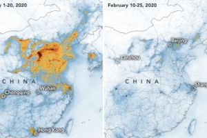 Potret sesudah dan sebelum lockdown di China & Italia, turunkan polusi