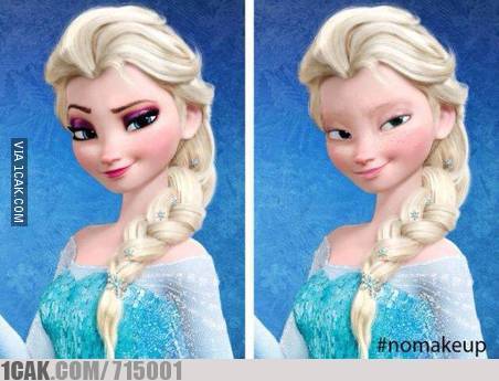 10 Potret lucu 'The Power of Makeup' ini bikin cekikikan