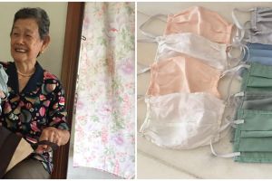Kisah haru ibu jahit masker cegah Corona untuk anak-anaknya