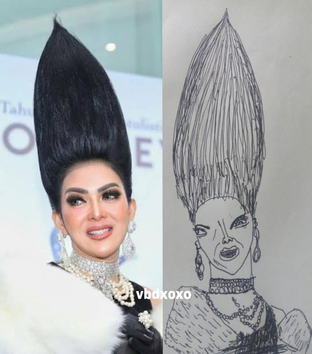 Gambar wajah 10 seleb ini bukannya mirip malah bikin ngakak
