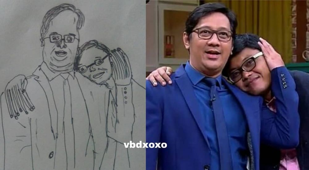 Gambar wajah 10 seleb ini bukannya mirip malah bikin ngakak