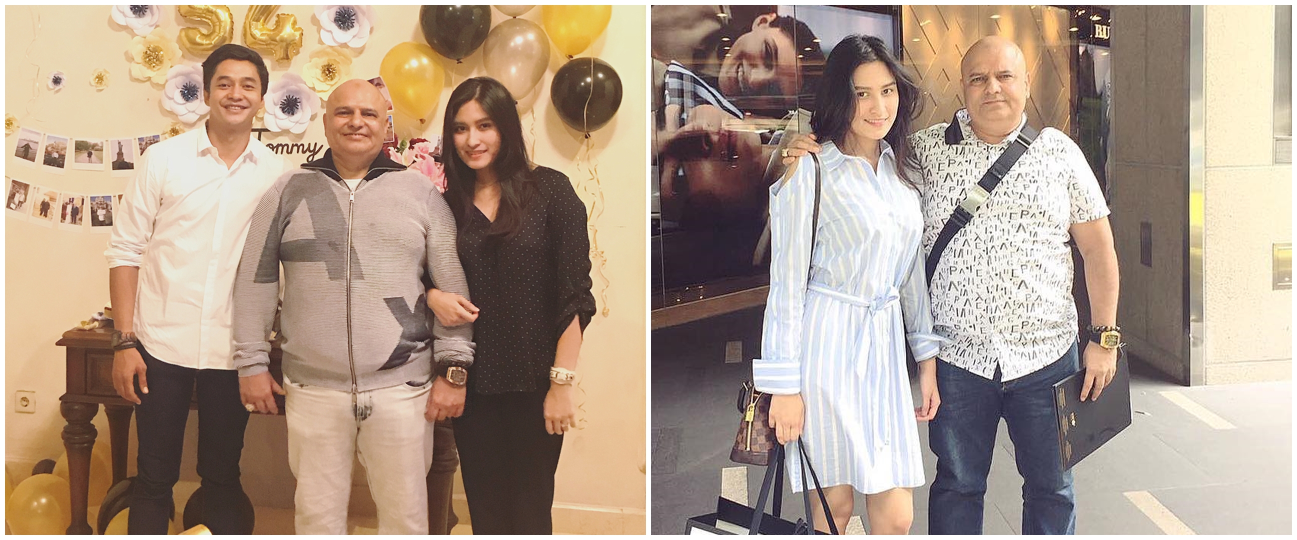 10 Momen kebersamaan Angbeen Rishi & sang ayah berdarah India