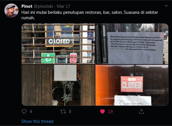 10 Potret suasana New York seperti kota mati karena corona