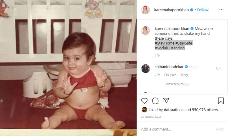 Unggah foto masa kecil, wajah Kareena Kapoor curi perhatian