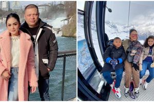 10 Potret liburan Krisdayanti & keluarga di Eropa, rayakan anniversary