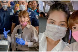 6 Momen Chika Jessica bagi-bagi masker saat Corona mewabah