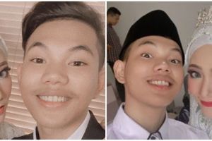 6 Momen pernikahan Tegar Septian di usia 18 tahun