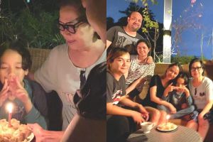 Momen ulang tahun pertama BCL sepeninggal Ashraf Sinclair, sederhana