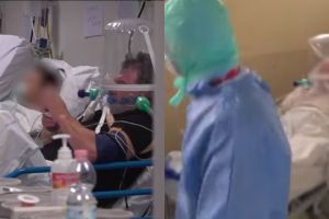 Video detik-detik dokter di Italia kewalahan tangani pasien corona