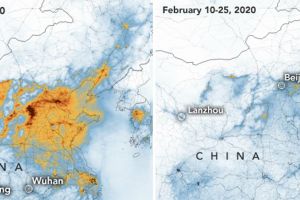 5 Foto satelit negara sebelum dan sesudah ada wabah Corona