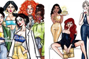 10 Ilustrasi karakter Disney ini terlihat stylish, fashionable