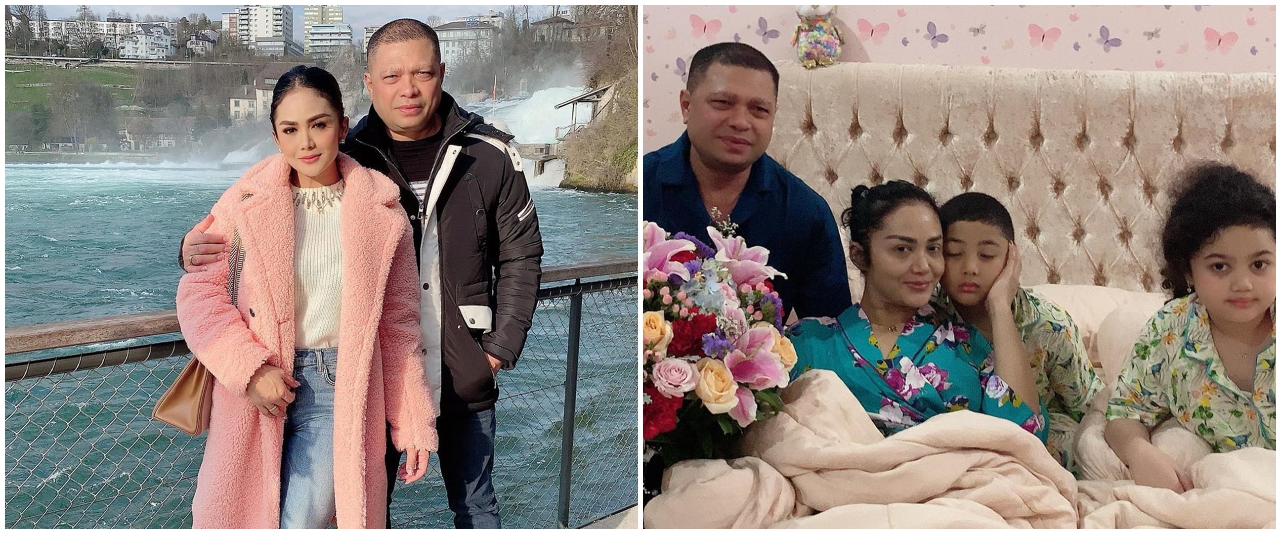 6 Momen Krisdayanti dapat kejutan ulang tahun ke-45, so sweet