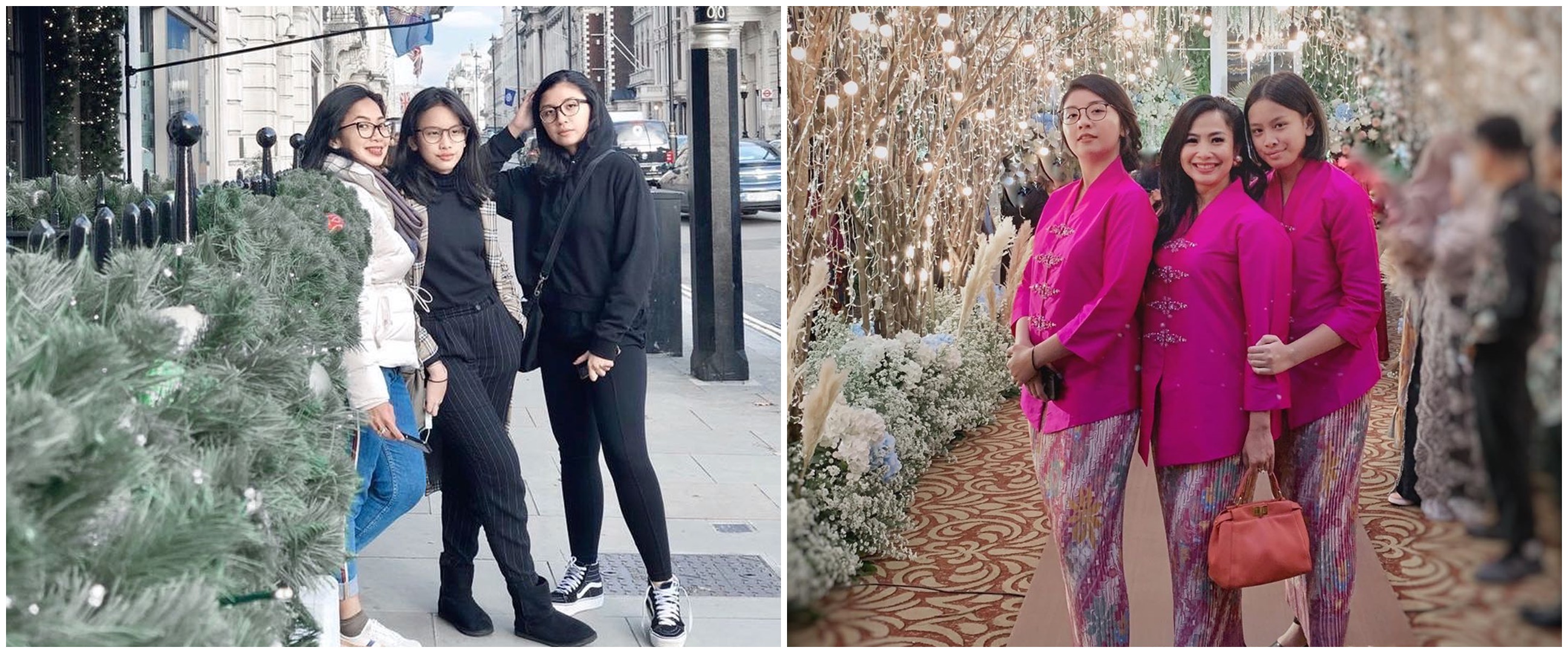 10 Potret Feni Rose dan kedua putrinya, bak kakak-adik