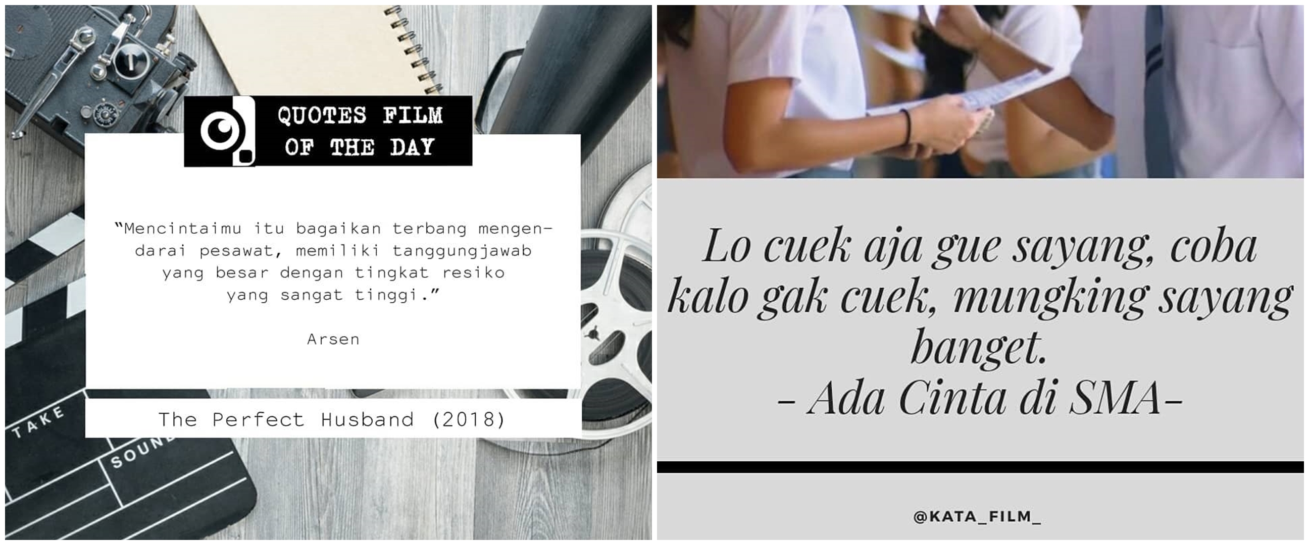 40 Kata kata  romantis  dari film  Indonesia  terbaik bikin baper