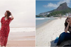 10 Gaya seleb waktu liburan di pantai, mana yang paling kece?