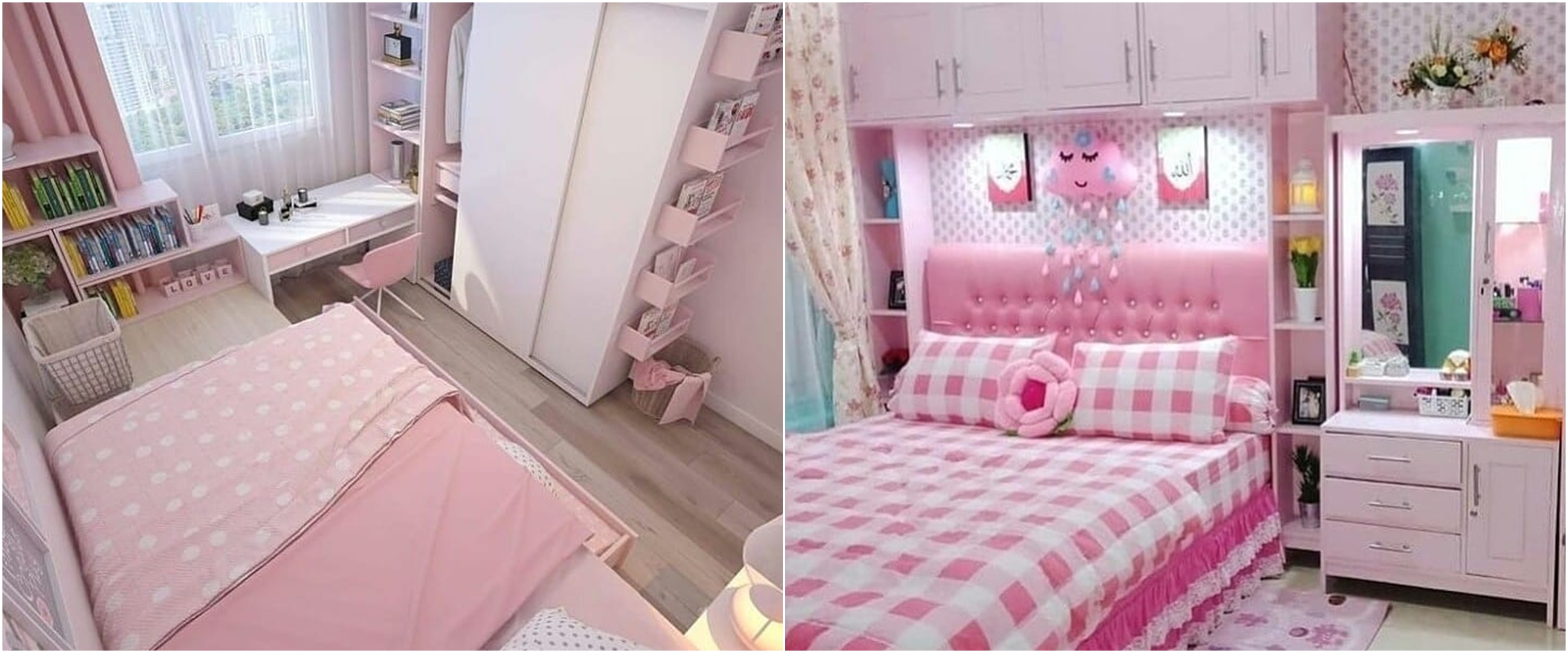 10 Inspirasi dekorasi kamar serba pink, cocok untuk berjiwa feminin