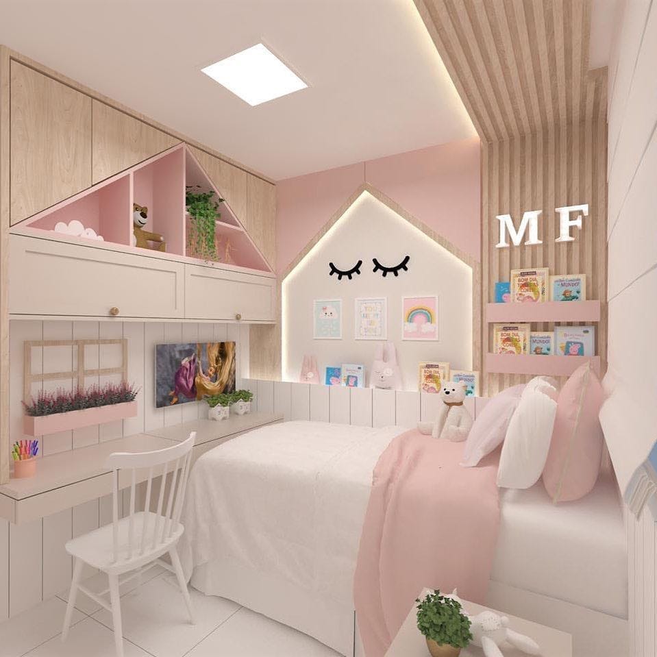 10 Inspirasi dekorasi kamar serba pink  cocok untuk 