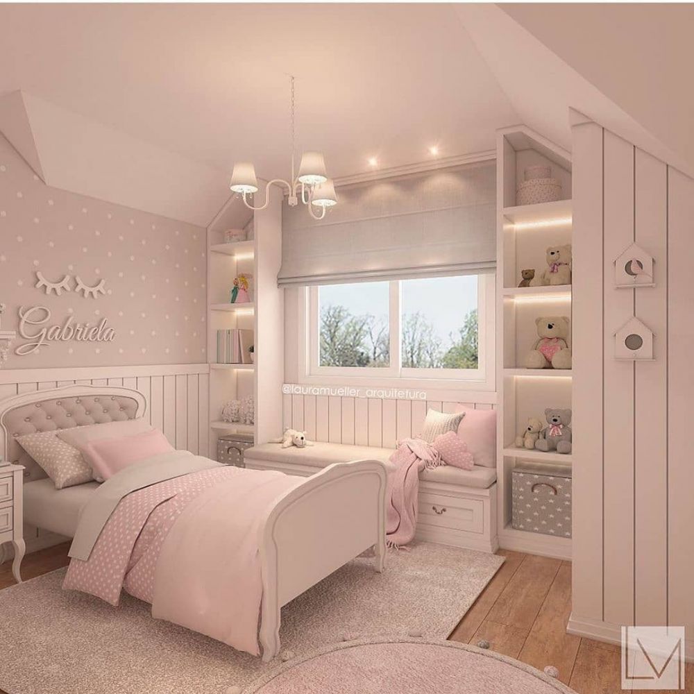 10 Inspirasi dekorasi kamar serba pink, cocok untuk ...