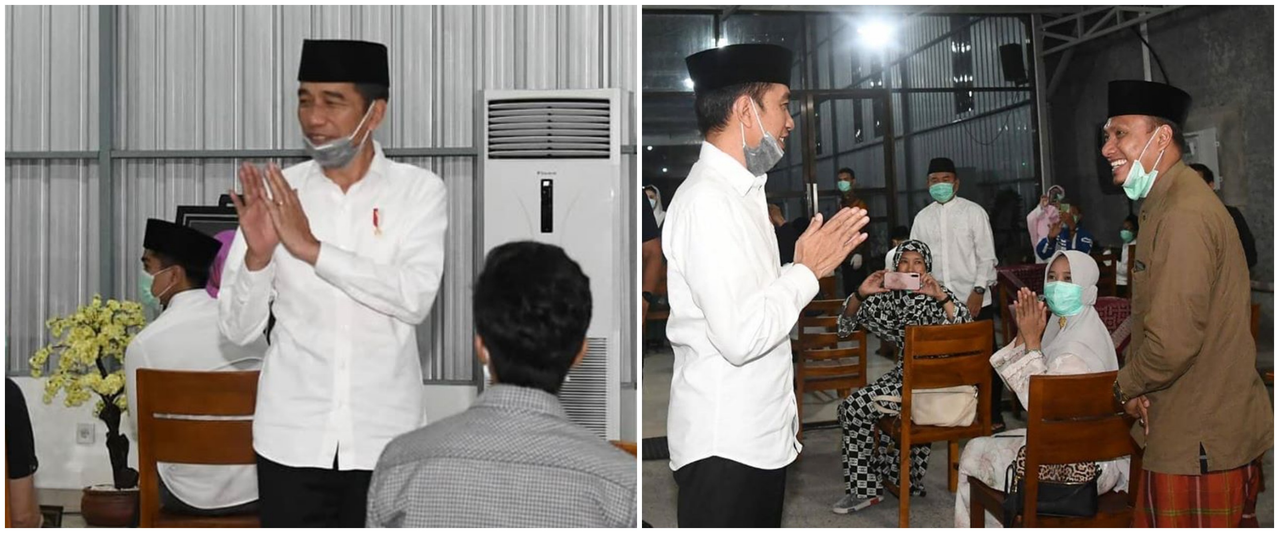 8 Momen tahlilan ibunda Presiden Jokowi, dipimpin Gus Karim