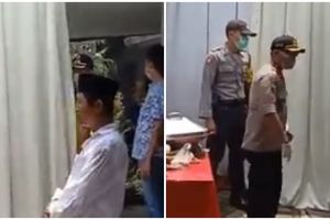 Viral detik-detik polisi marah-marah bubarkan arisan warga