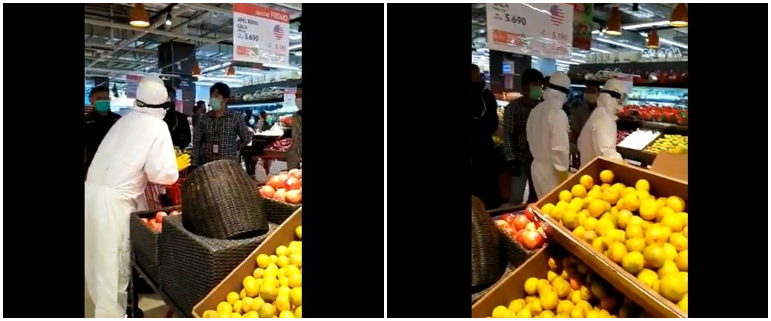 Viral video belanja di supermarket pakai APD, Menteri BUMN geram