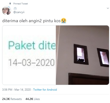 7 Nama penerima paket ini bikin tepuk jidat