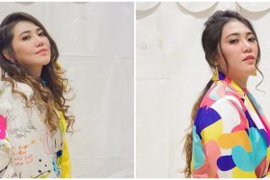 5 Potret Via Vallen bagikan sembako di tengah pandemi Corona