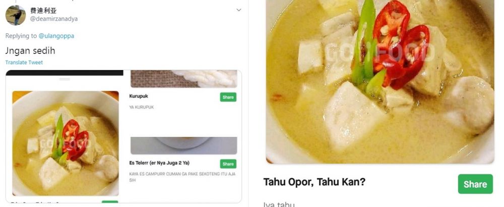 12 Deskripsi makanan di aplikasi ojek online ini bikin tepuk jidat
