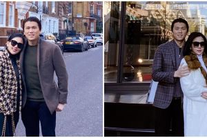 Berjemur bareng Reino Barack, kaki Syahrini jadi sorotan