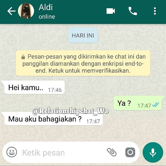 10 Chat WA lucu ngajak kenalan zaman now ini endingnya kocak