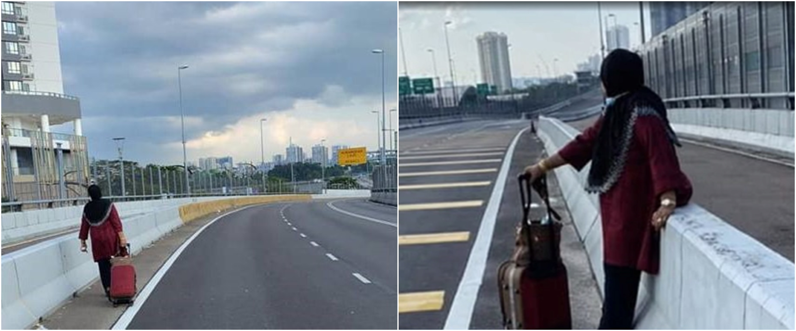 Viral nenek berjalan kaki dari Johor ke Singapura saat lockdown