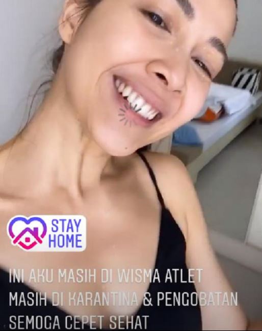 Dirawat karena corona, Andrea Dian masih sanggup lakukan ini