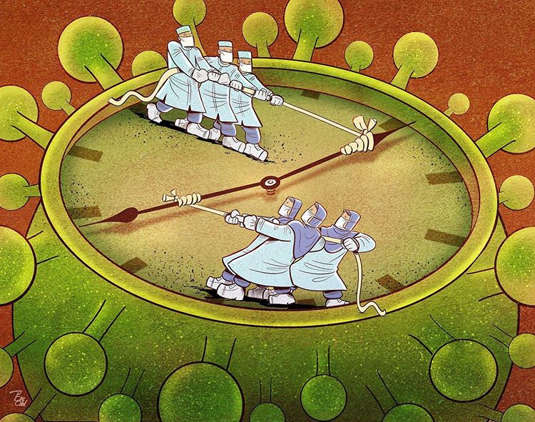 10 Ilustrasi perjuangan paramedis tangani corona ini bikin salut