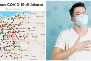 Peta penyebaran virus corona di Jakarta terbaru 2 April 2020