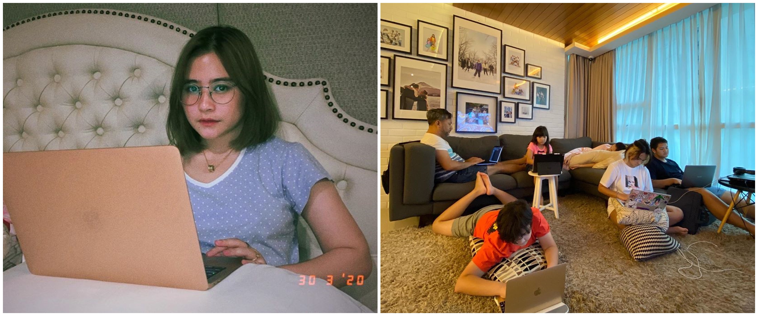 Profesional kerja, ini momen 6 seleb bekerja dari rumah