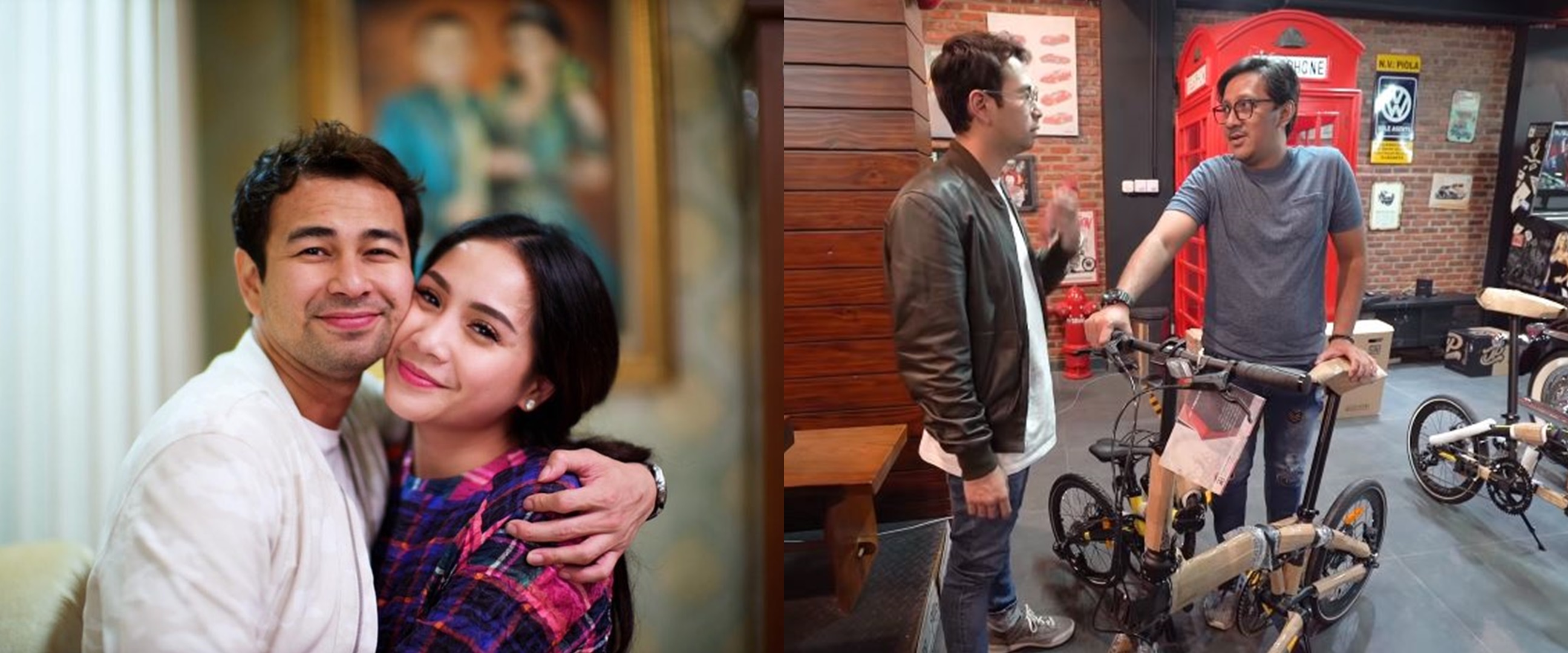 7 Momen Andre Taulany belikan sepeda buatan lokal untuk Raffi Ahmad