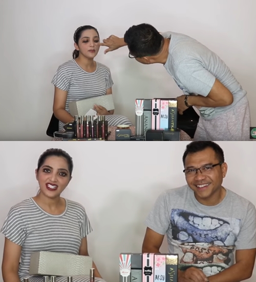 Aksi 4 seleb ganteng dandani istri, hasilnya tak terduga