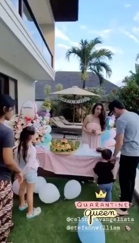 8 Momen perayaan ultah Celine Evangelista di Bali, meriah