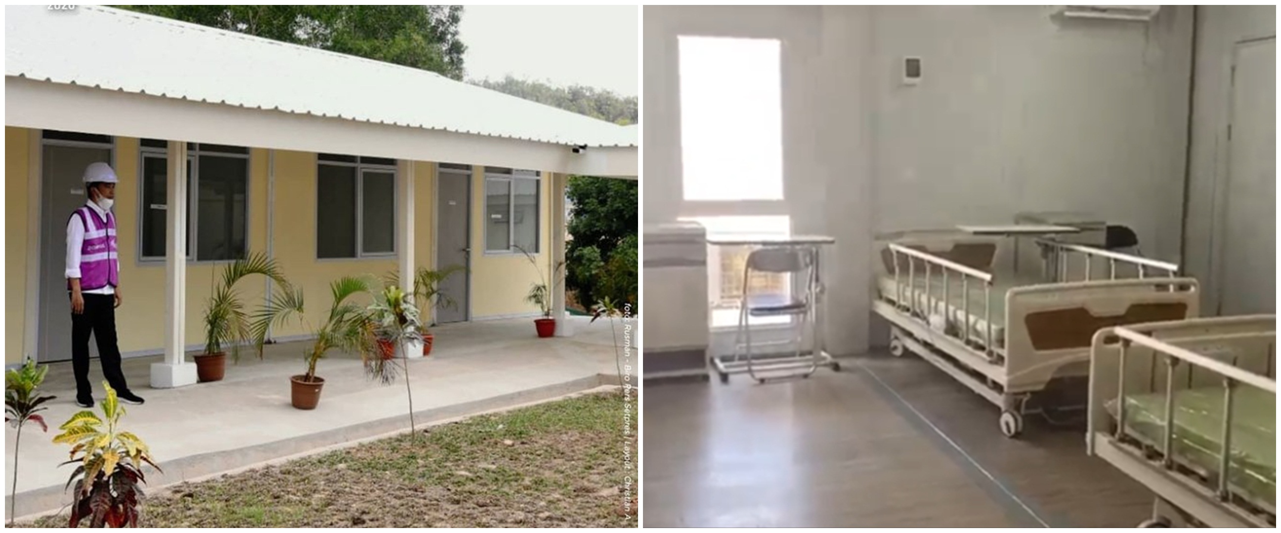 10 Potret RS Corona di Pulau Galang yang dibangun secara kilat