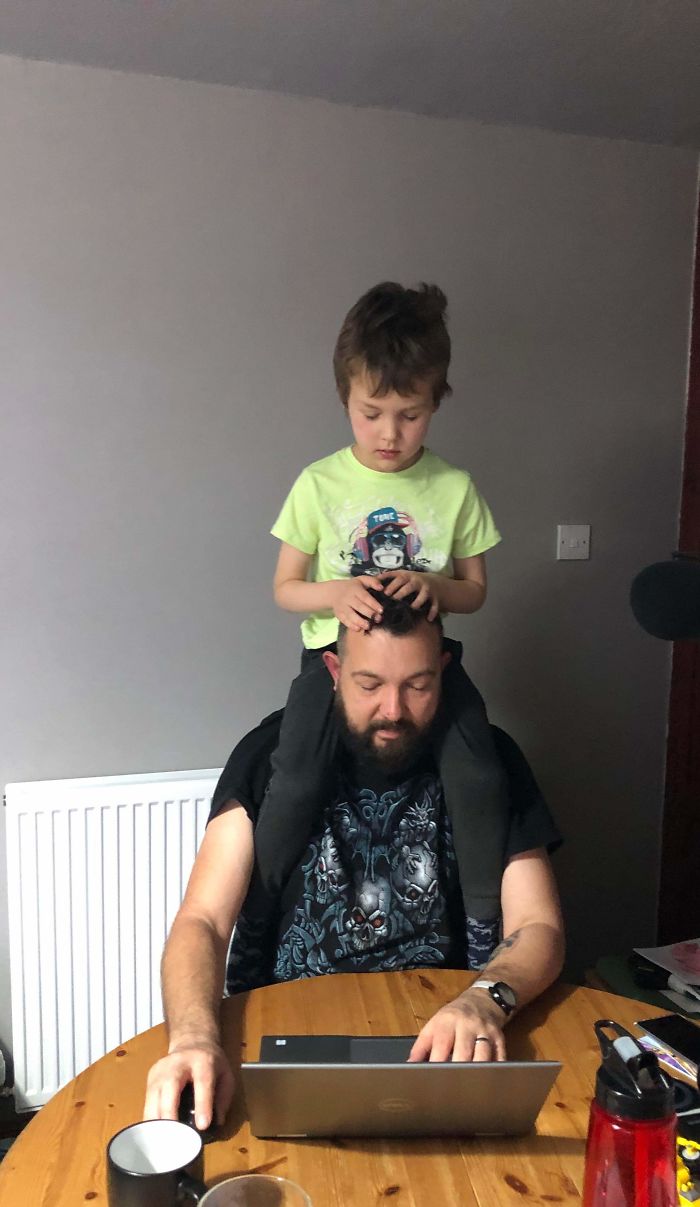 10 Potret repotnya kerja dari rumah ini suarakan isi hati orangtua