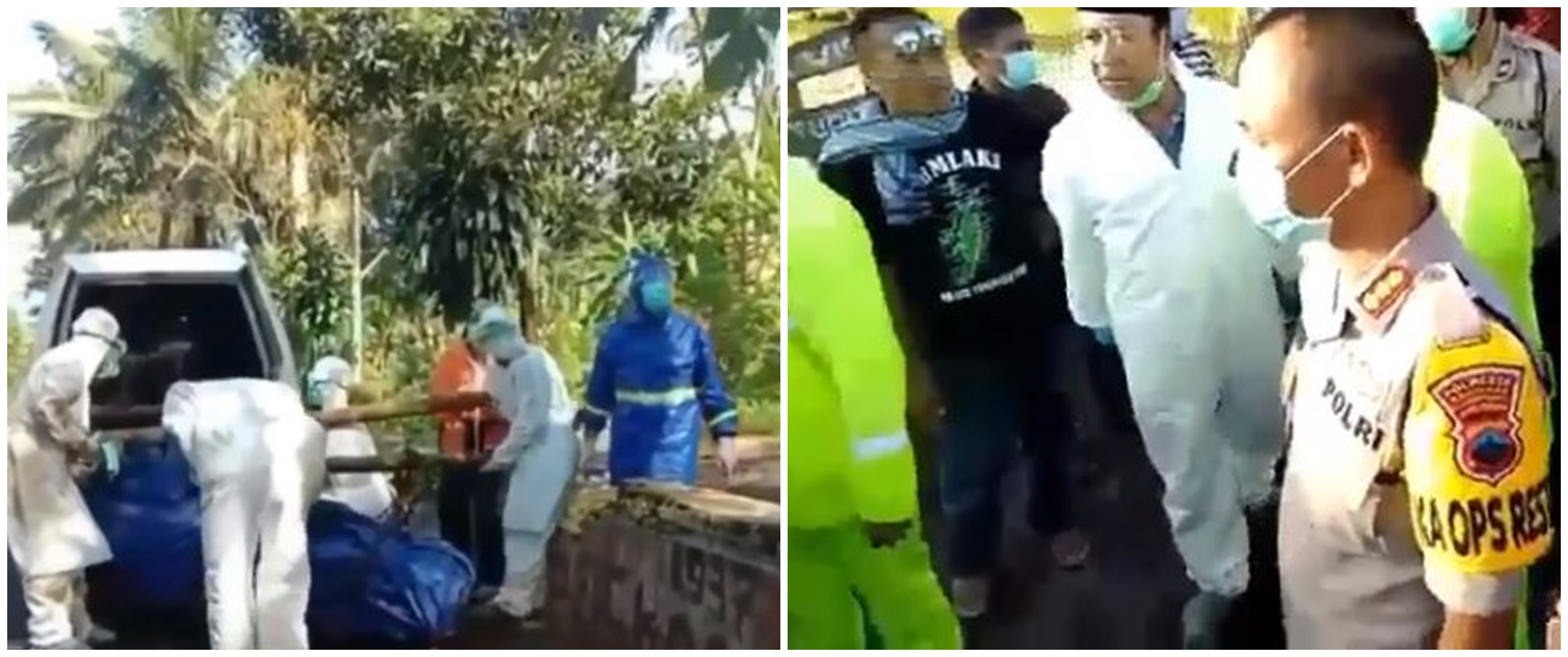 Viral, paramedis dilempari batu saat bawa jenazah pasien corona