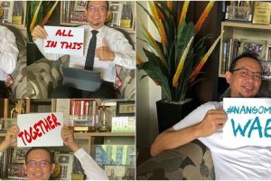 Kerja dari rumah ala Cak Lontong ini bikin senyum geregetan